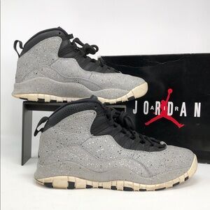 Air Jordan 10 Retro Light Smoke Grey 310805-062 Men’s Sneakers - Size 8